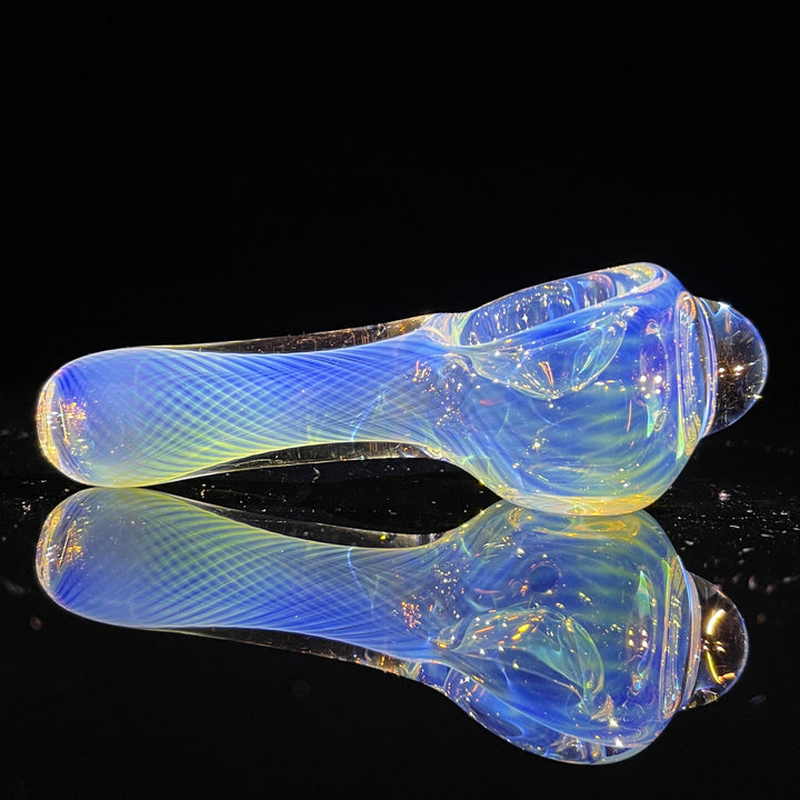 Scalloped Fumed Spoon Glass Pipe Schutz Glass   