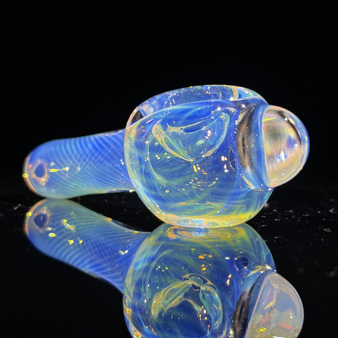 Scalloped Fumed Spoon Glass Pipe Schutz Glass   