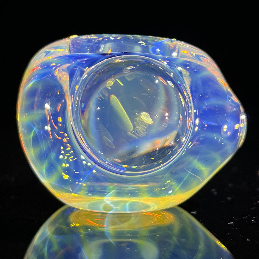 Scalloped Fumed Spoon Glass Pipe Schutz Glass   