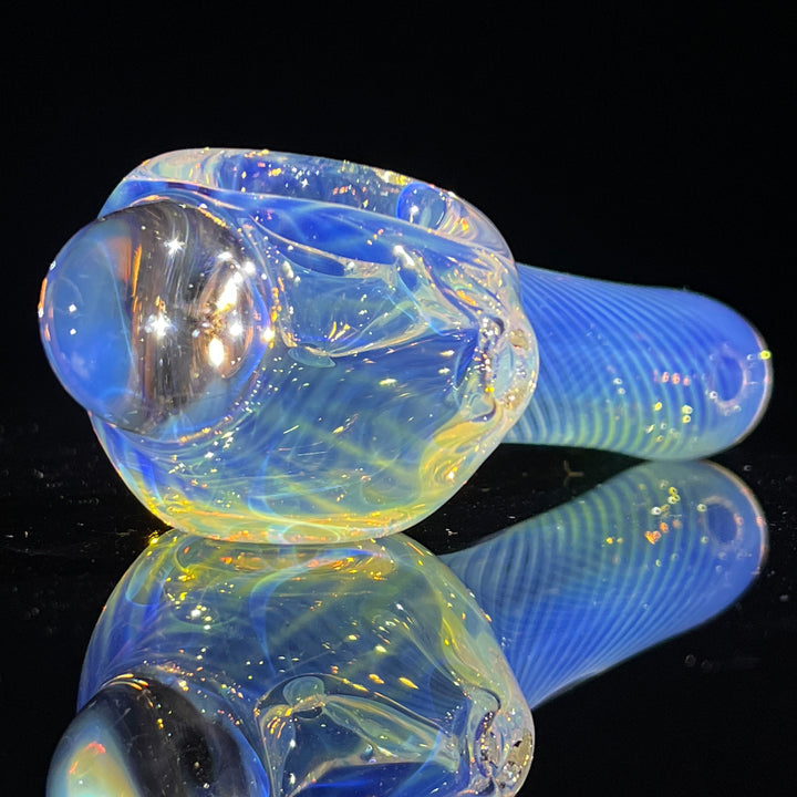 Scalloped Fumed Spoon Glass Pipe Schutz Glass   