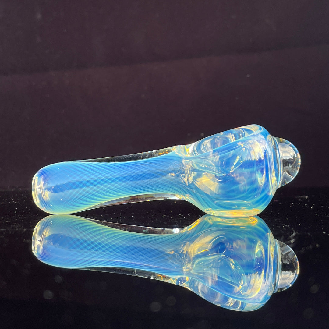 Scalloped Fumed Spoon Glass Pipe Schutz Glass   