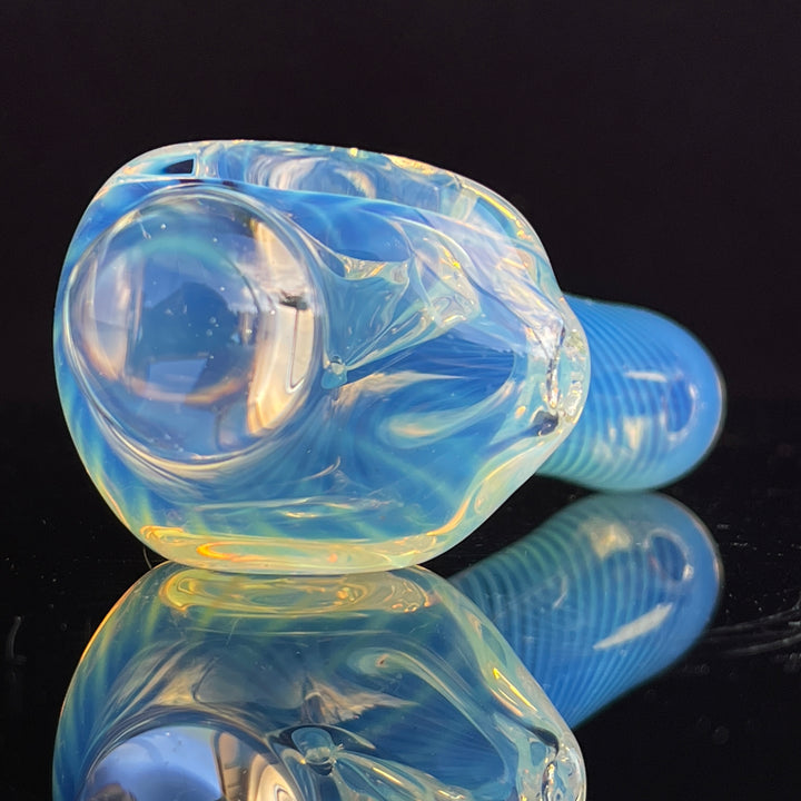 Scalloped Fumed Spoon Glass Pipe Schutz Glass   