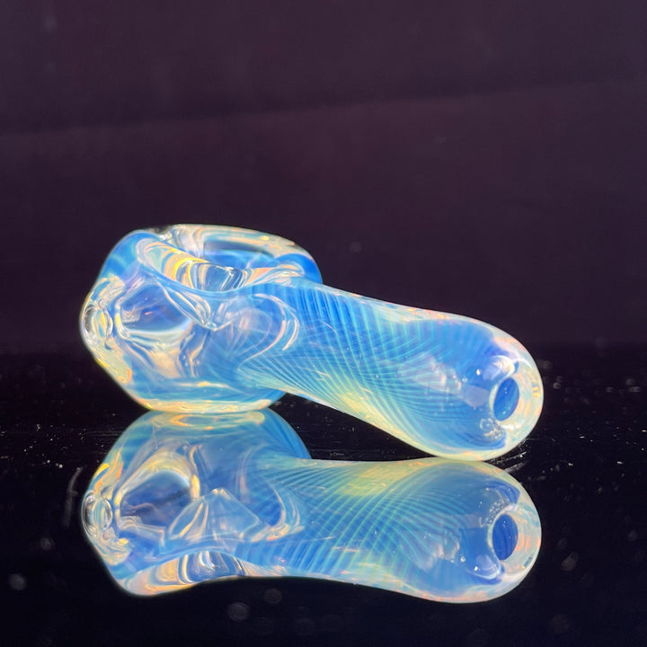 Scalloped Fumed Spoon Glass Pipe Schutz Glass   