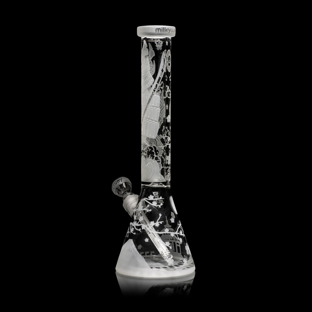 Femme Samurai 16" Clear Glass Beaker Bong Glass Pipe Multiverse   