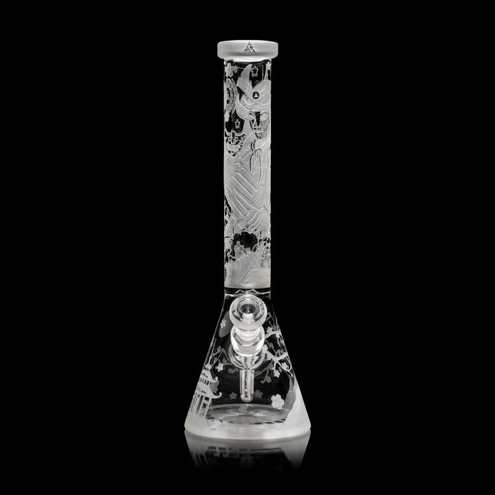 Femme Samurai 16" Clear Glass Beaker Bong Glass Pipe Multiverse   