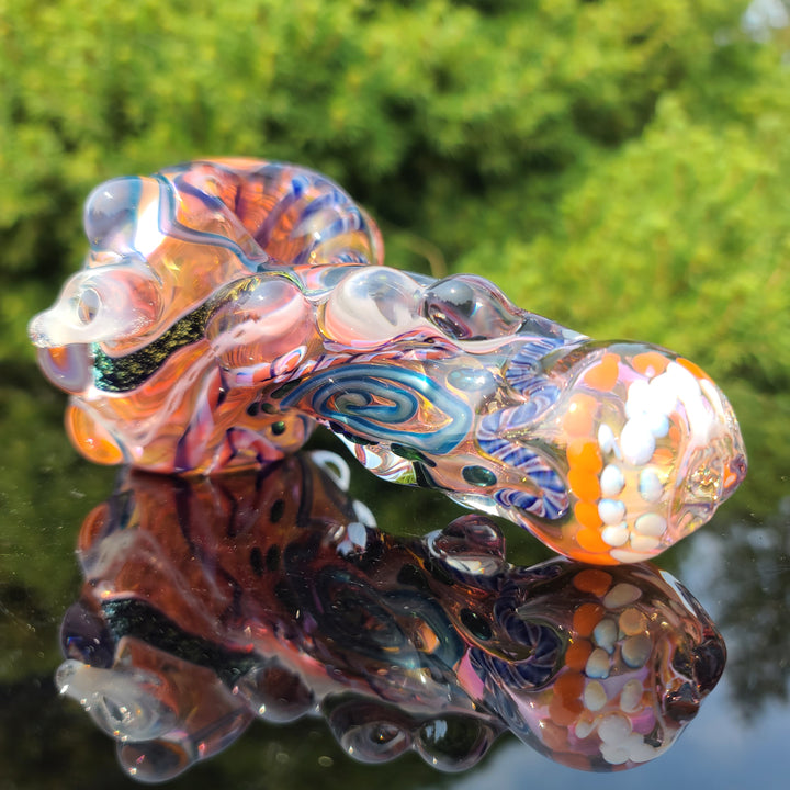 Molten Thick and Twisted Pipe Glass Pipe Molten Imagination   