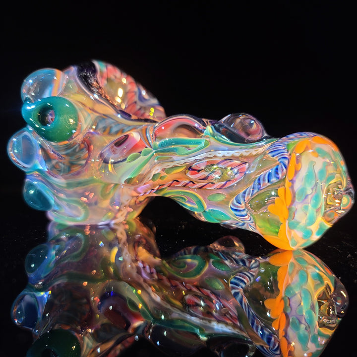 Molten Thick and Twisted Pipe Glass Pipe Molten Imagination   