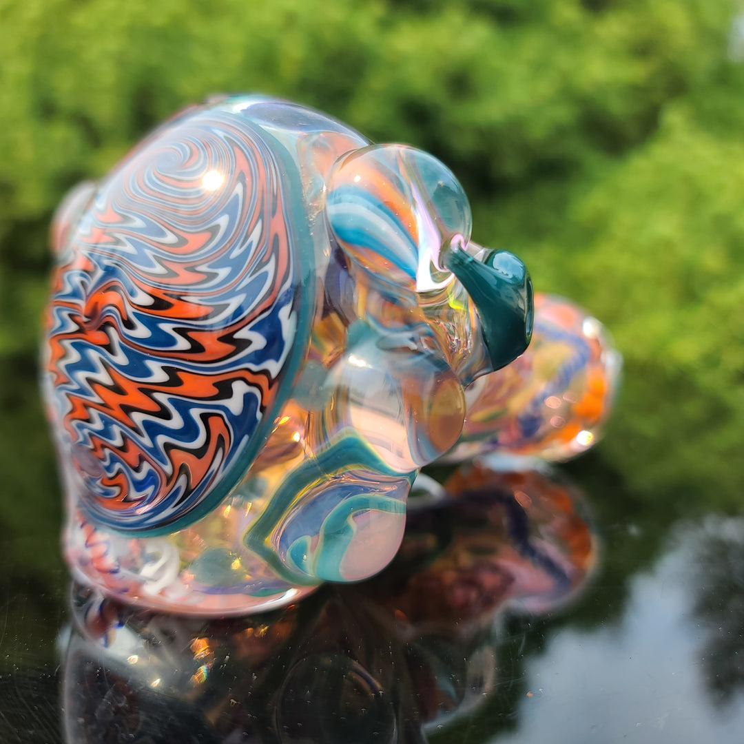 Molten Thick and Twisted Pipe Glass Pipe Molten Imagination   