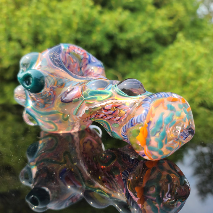 Molten Thick and Twisted Pipe Glass Pipe Molten Imagination   