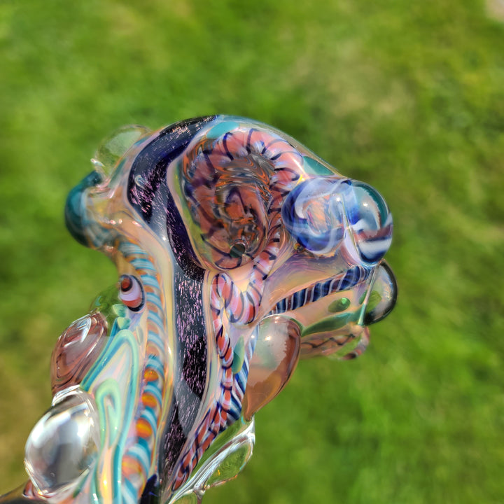 Molten Thick and Twisted Pipe Glass Pipe Molten Imagination   