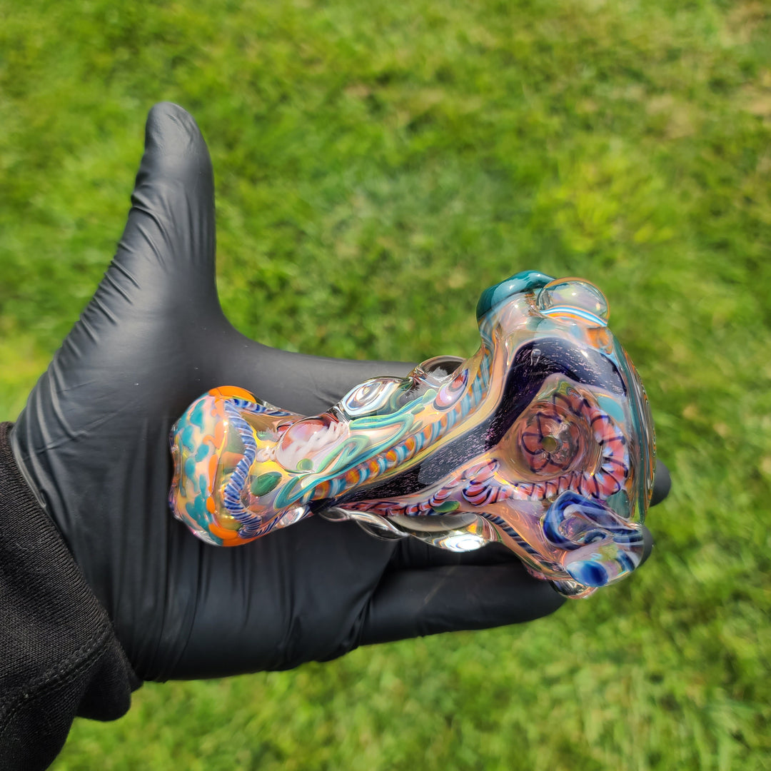 Molten Thick and Twisted Pipe Glass Pipe Molten Imagination   