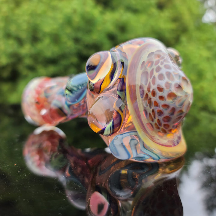 Molten Thick and Twisted Pipe Glass Pipe Molten Imagination   