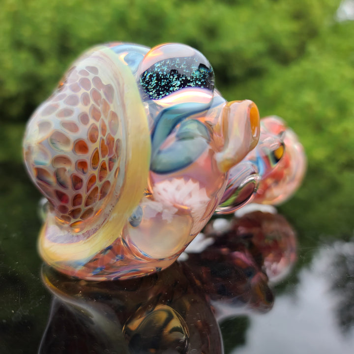 Molten Thick and Twisted Pipe Glass Pipe Molten Imagination   