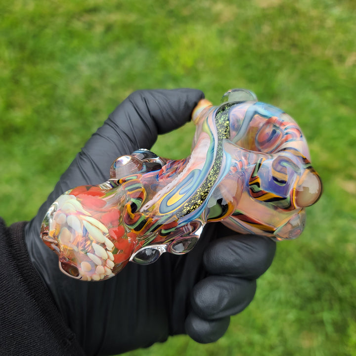 Molten Thick and Twisted Pipe Glass Pipe Molten Imagination   