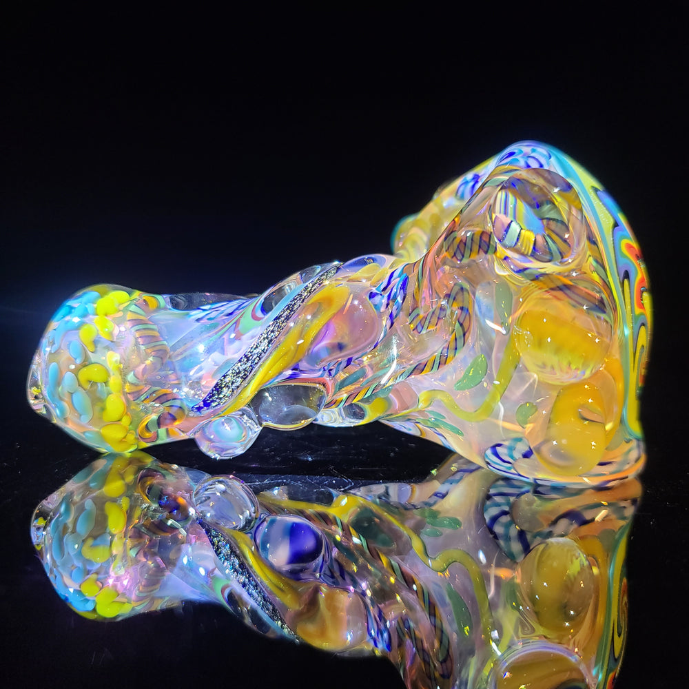 Molten Thick and Twisted Pipe Glass Pipe Molten Imagination   