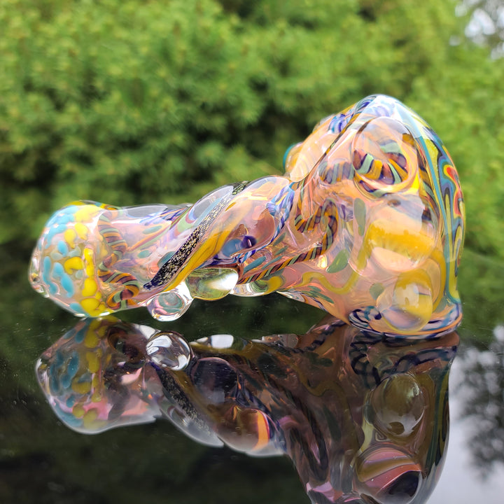 Molten Thick and Twisted Pipe Glass Pipe Molten Imagination   