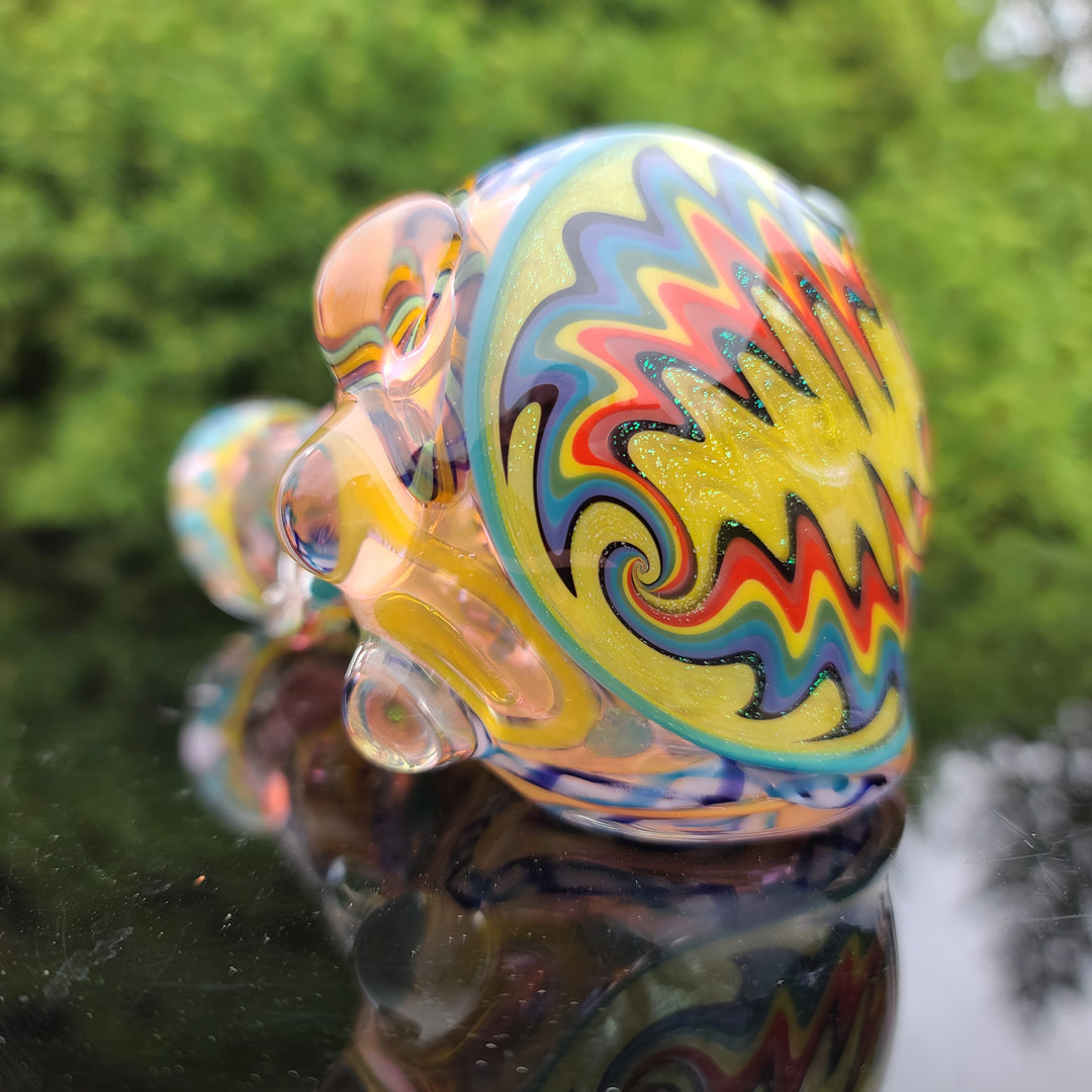 Molten Thick and Twisted Pipe Glass Pipe Molten Imagination   