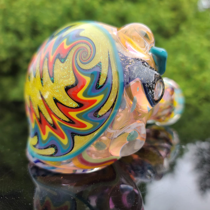 Molten Thick and Twisted Pipe Glass Pipe Molten Imagination   