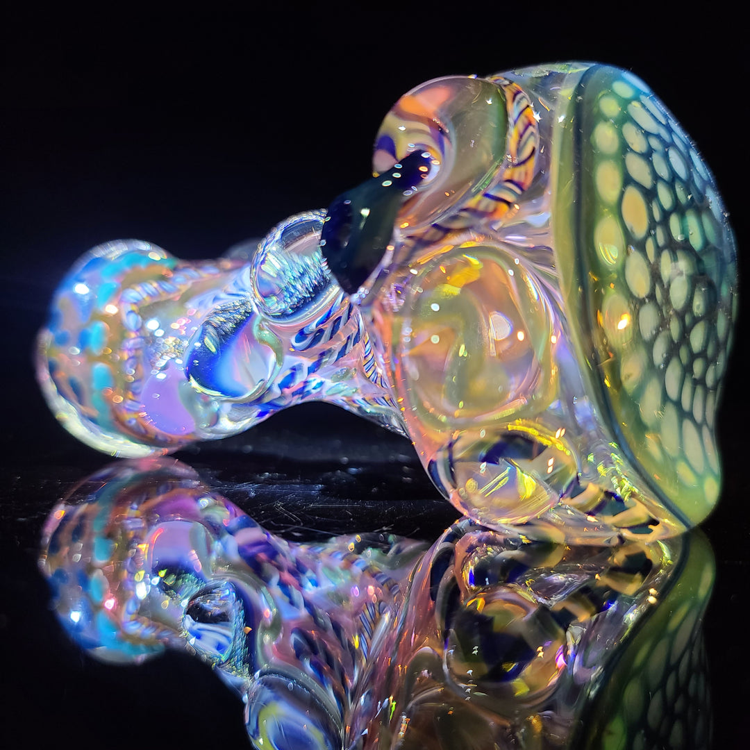 Molten Thick and Twisted Pipe - Lefty Glass Pipe Molten Imagination   