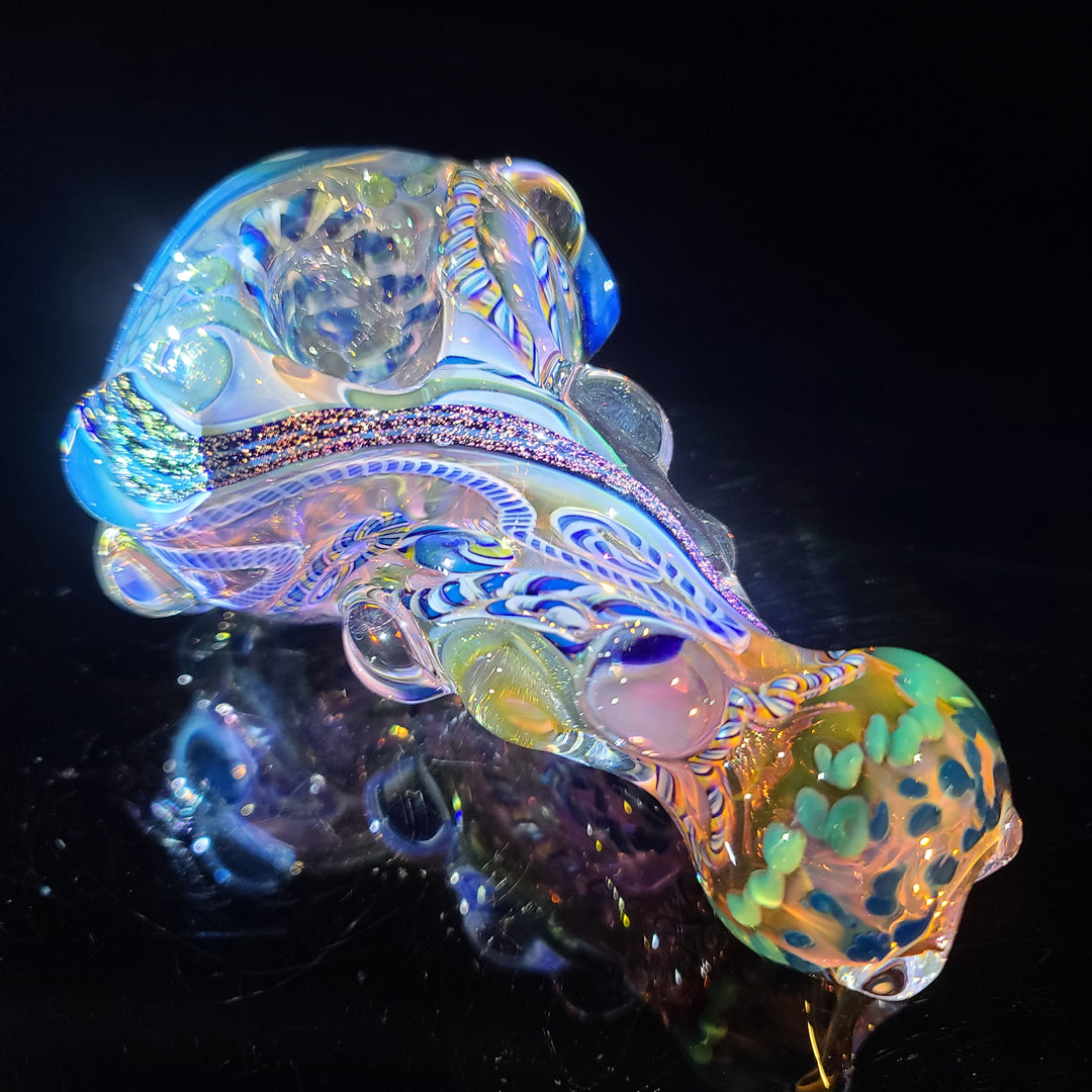 Molten Thick and Twisted Pipe - Lefty Glass Pipe Molten Imagination   