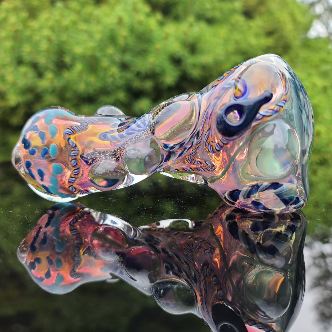 Molten Thick and Twisted Pipe - Lefty Glass Pipe Molten Imagination   