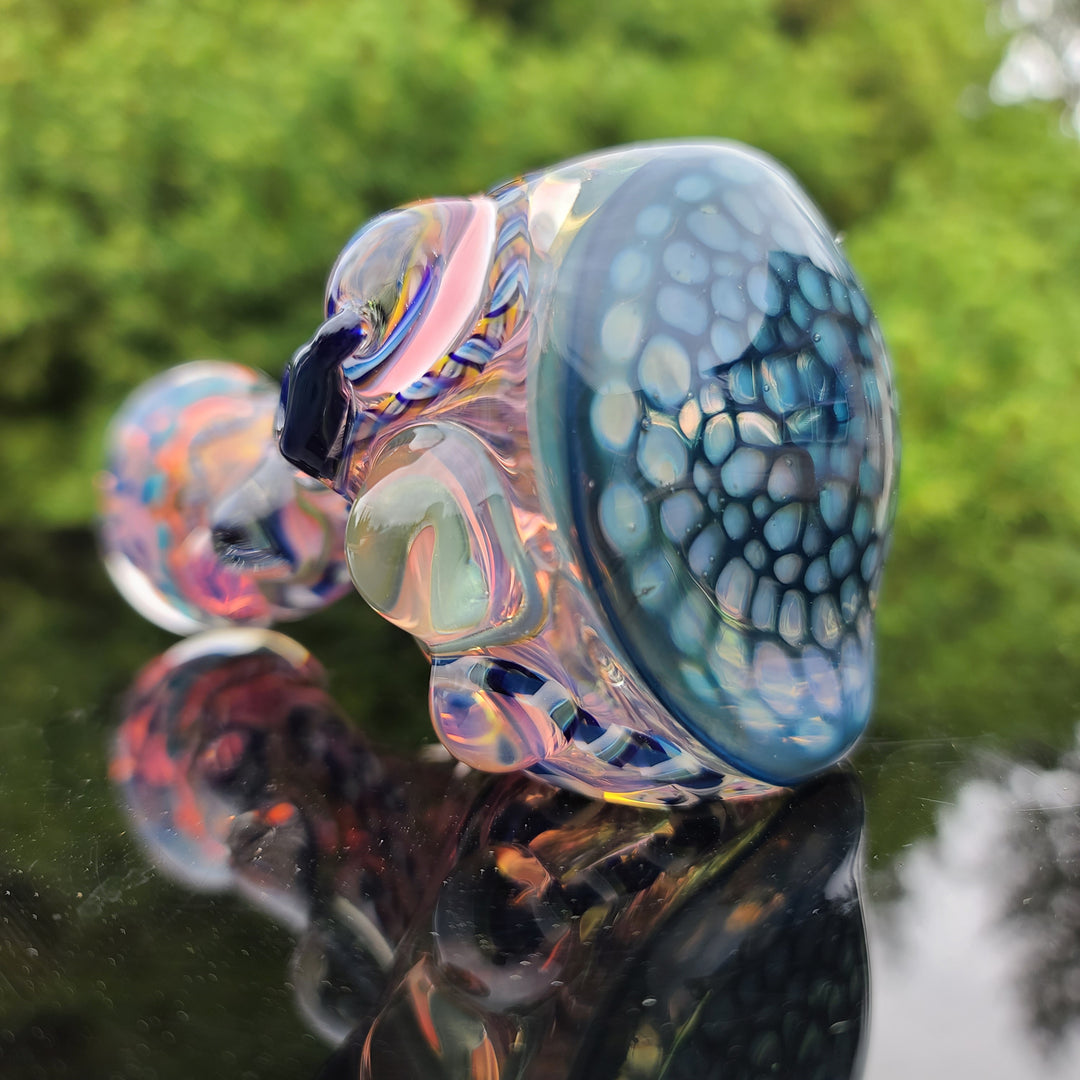 Molten Thick and Twisted Pipe - Lefty Glass Pipe Molten Imagination   