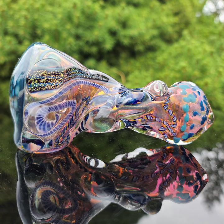 Molten Thick and Twisted Pipe - Lefty Glass Pipe Molten Imagination   