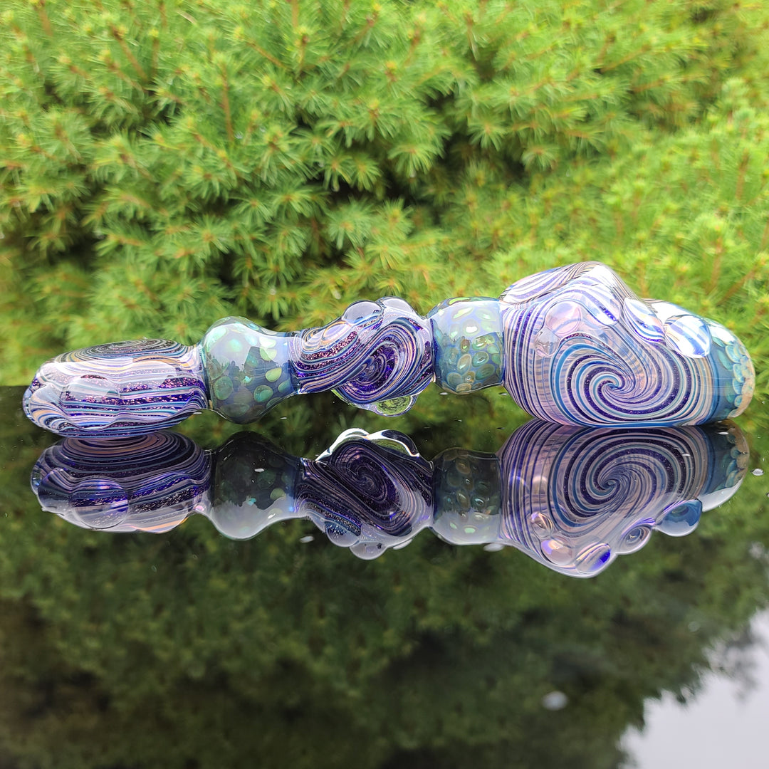 Molten Dichro Sectional Spammer Glass Pipe Molten Imagination   