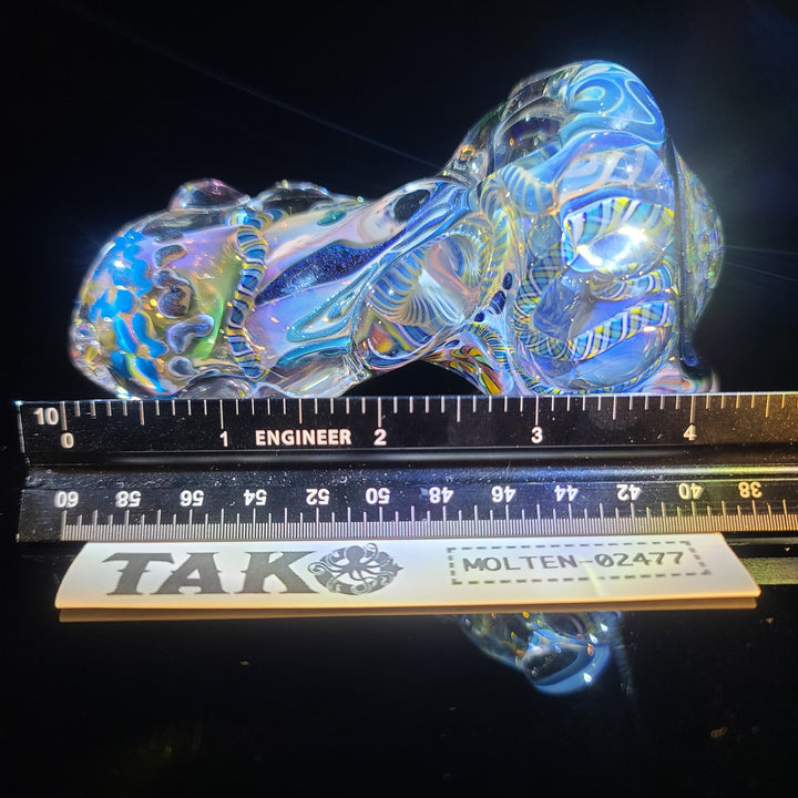 Molten Thick and Twisted Pipe Glass Pipe Molten Imagination   