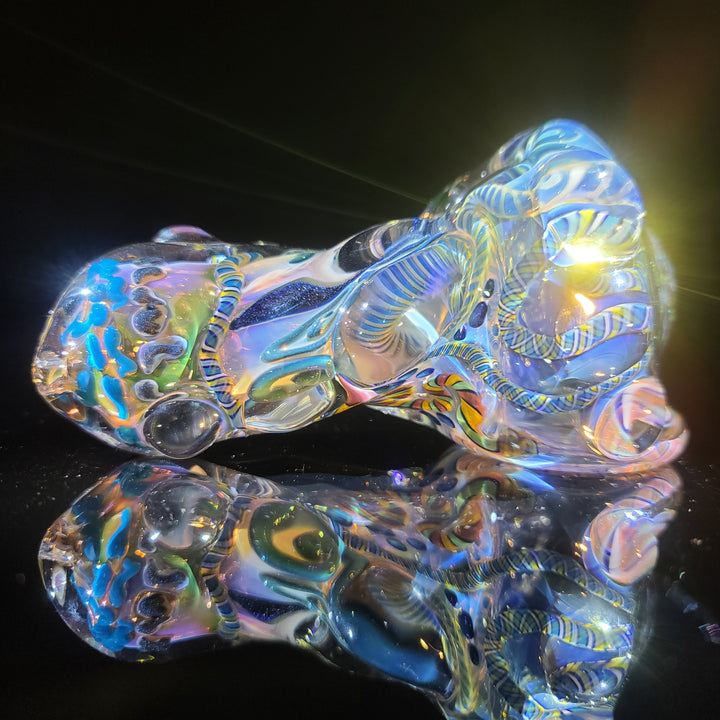 Molten Thick and Twisted Pipe Glass Pipe Molten Imagination   