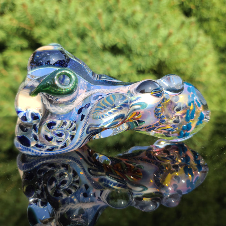 Molten Thick and Twisted Pipe Glass Pipe Molten Imagination   