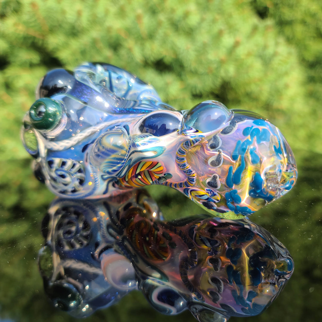 Molten Thick and Twisted Pipe Glass Pipe Molten Imagination   