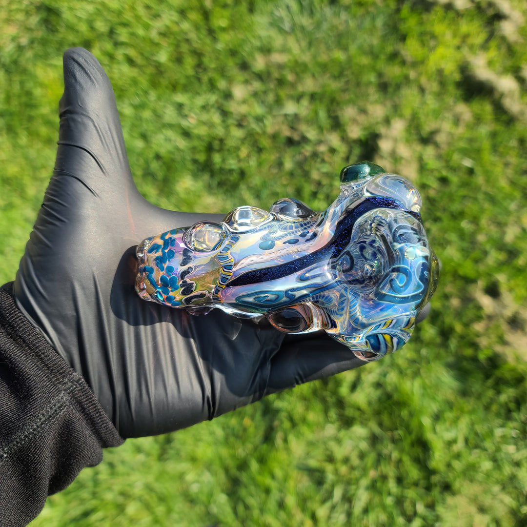 Molten Thick and Twisted Pipe Glass Pipe Molten Imagination   