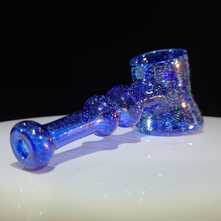 Puffco Proxy Hammer Crushed Opal Blue Glass Pipe Noah the Glassblowa   