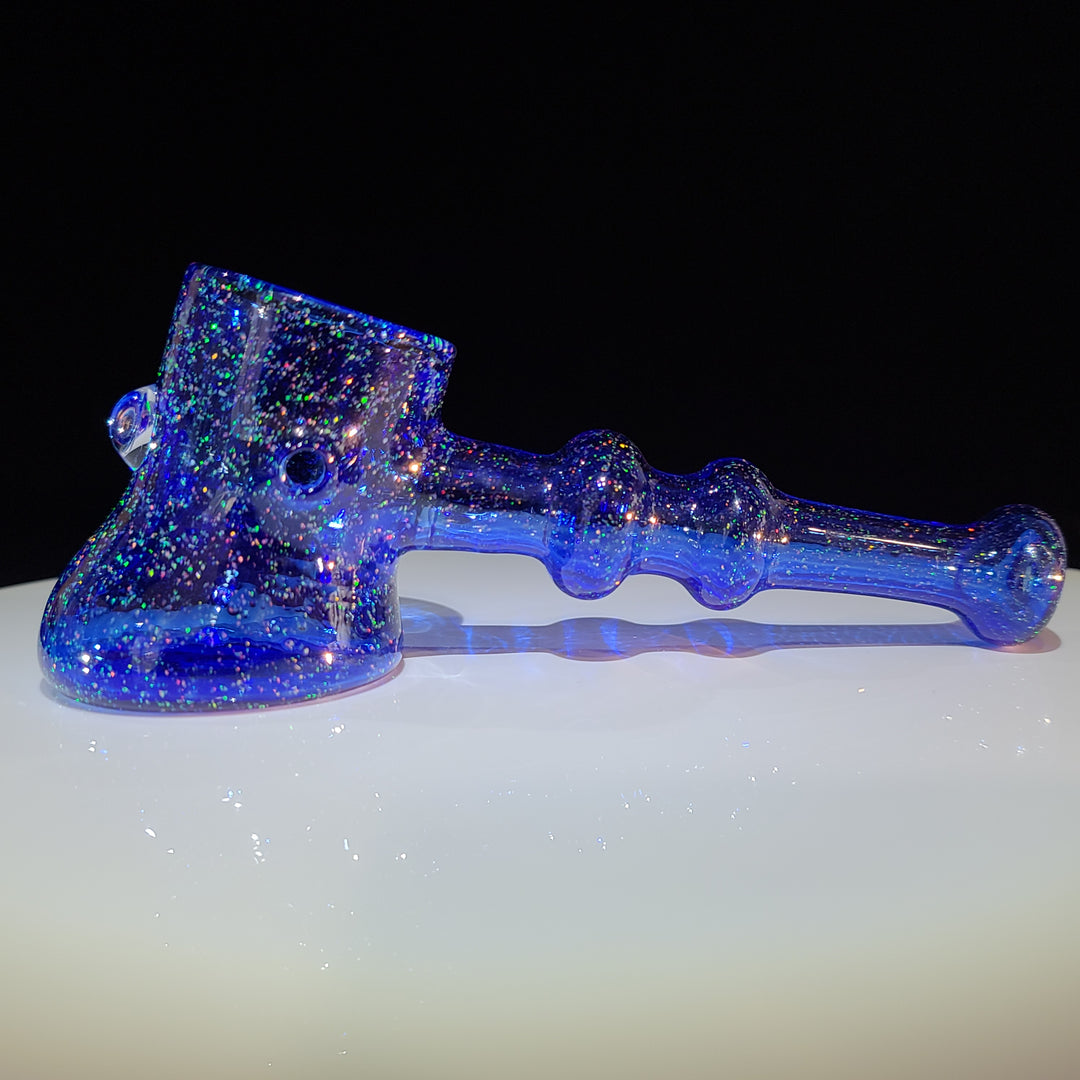 Puffco Proxy Hammer Crushed Opal Blue Glass Pipe Noah the Glassblowa   