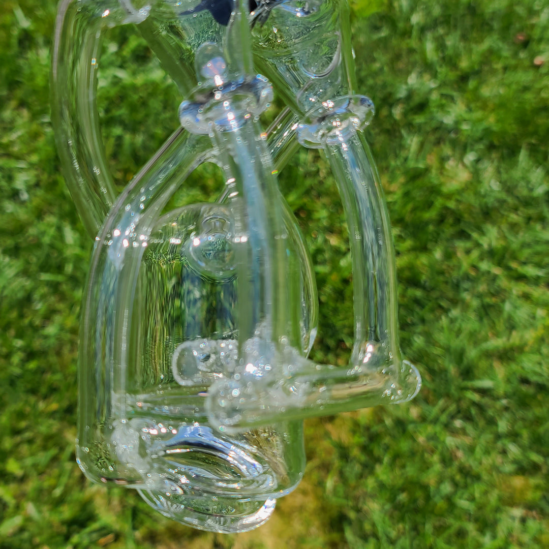 Titan Dual Recycler for Puffco Peak Glass Pipe Noah the Glassblowa   