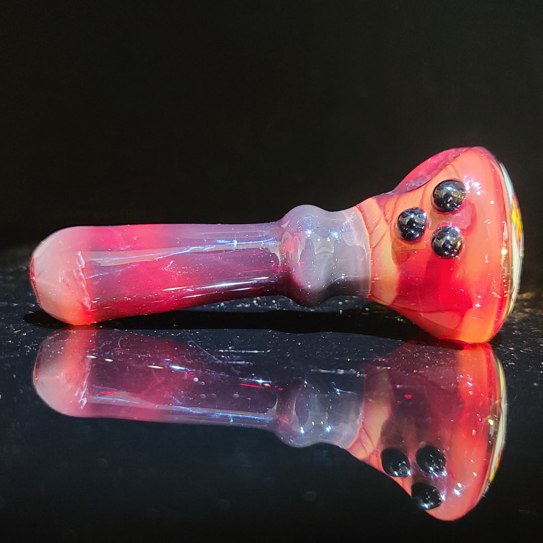 Red Filla Spoon Glass Pipe TG   