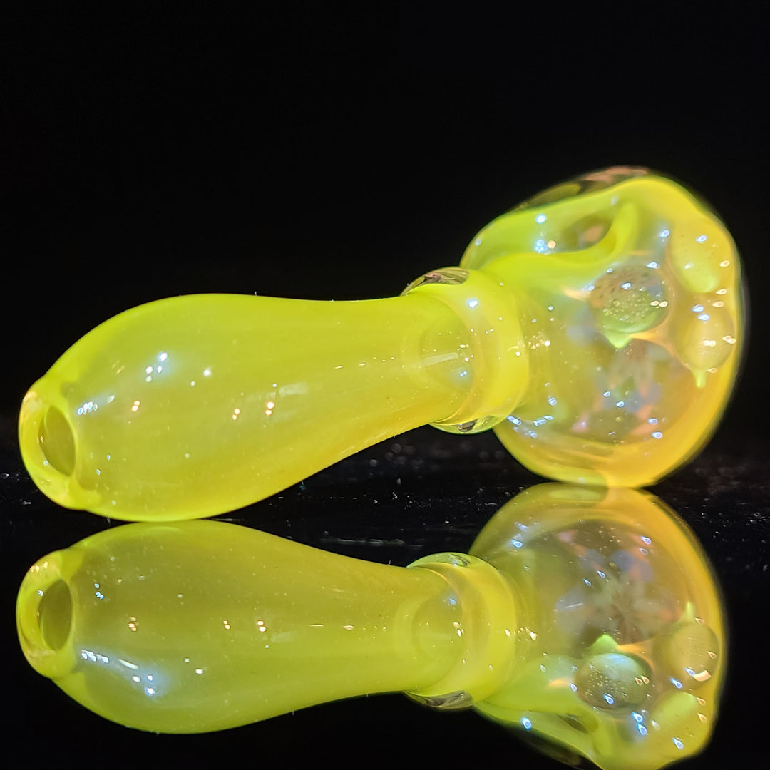 Yellow Filla Spoon Glass Pipe TG   