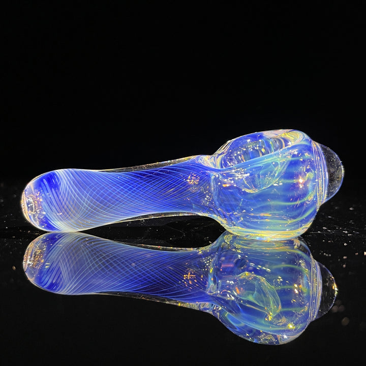 Scalloped Fumed Spoon Glass Pipe Schutz Glass   