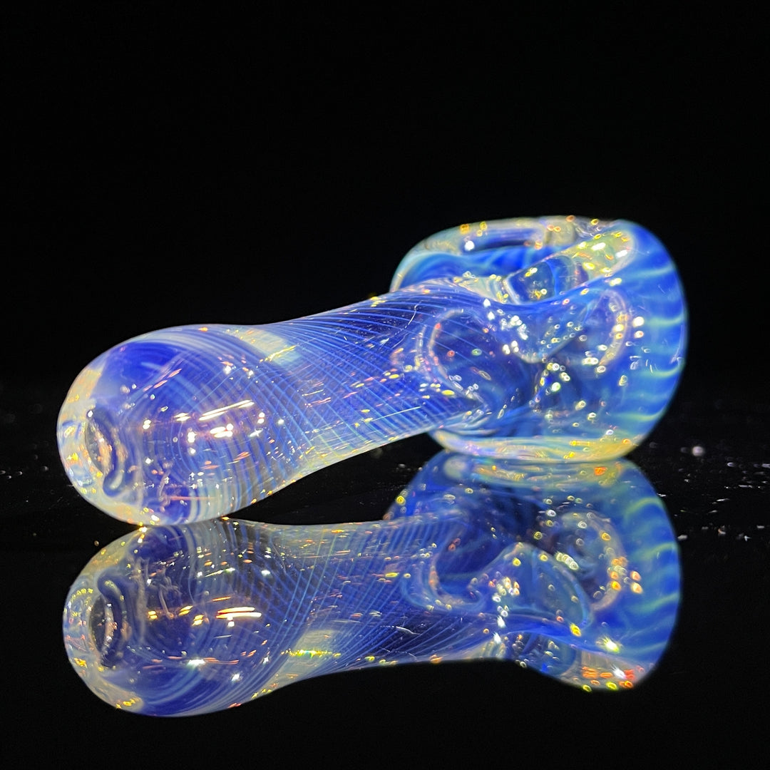 Scalloped Fumed Spoon Glass Pipe Schutz Glass   