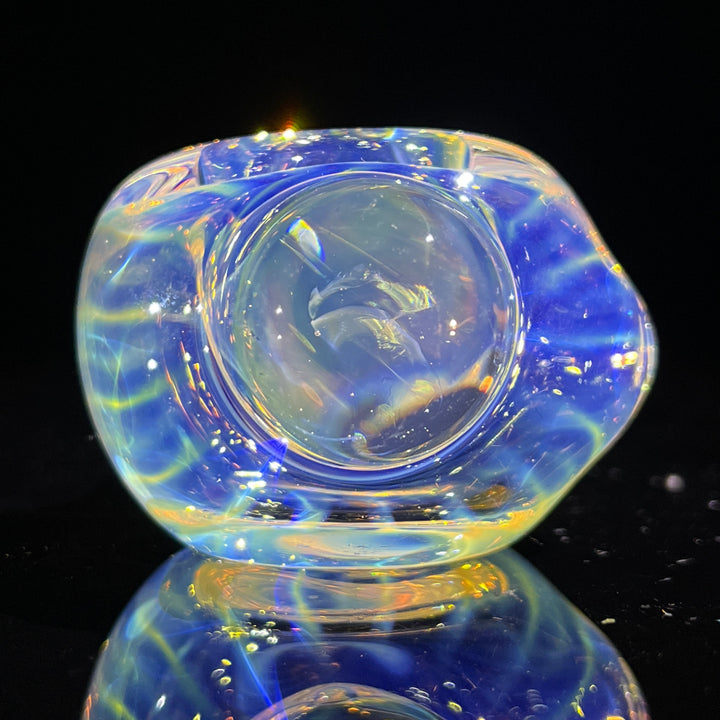 Scalloped Fumed Spoon Glass Pipe Schutz Glass   