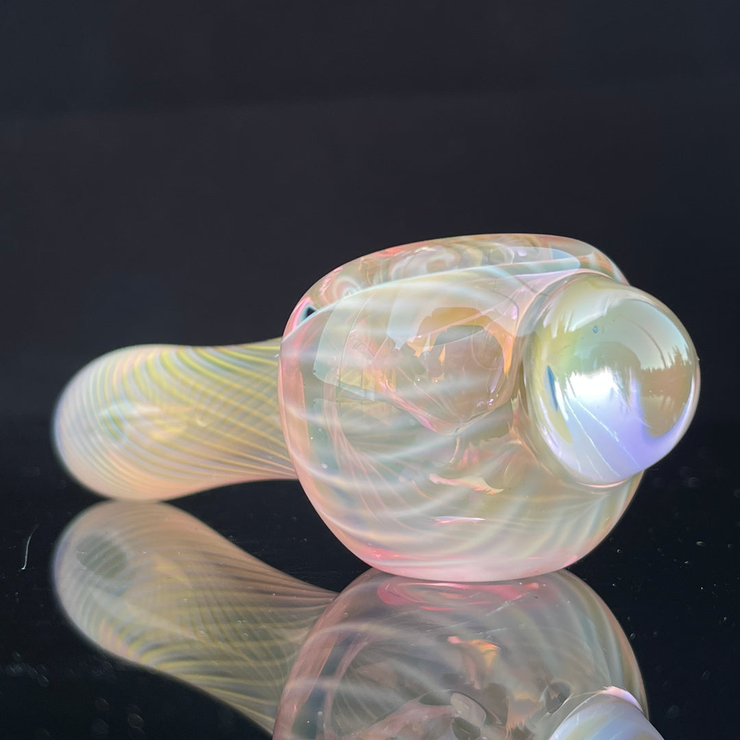 Scalloped Fumed Spoon Glass Pipe Schutz Glass   