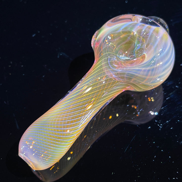 Scalloped Fumed Spoon Glass Pipe Schutz Glass   