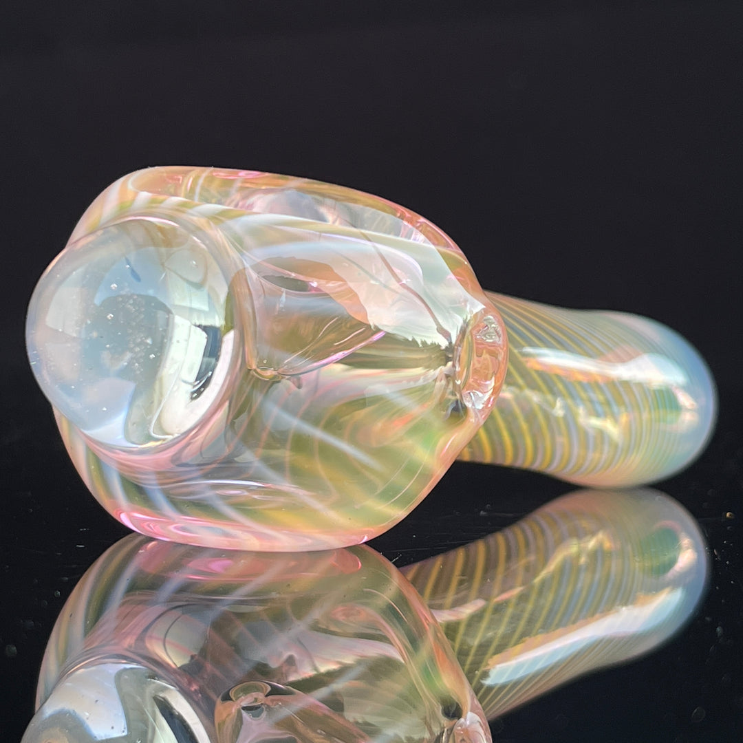 Scalloped Fumed Spoon Glass Pipe Schutz Glass   