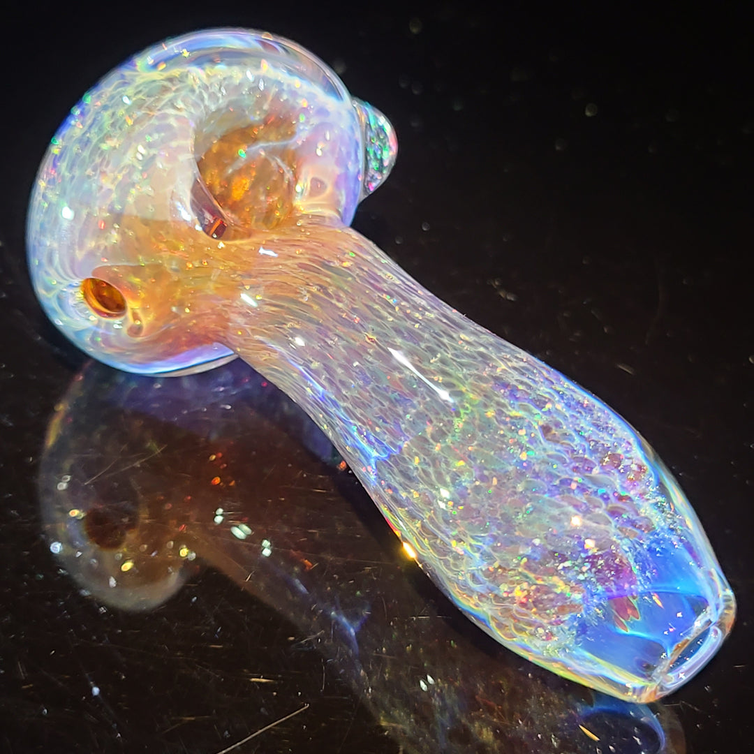 Purple Nebula Space Dust Pipe Glass Pipe Tako Glass   