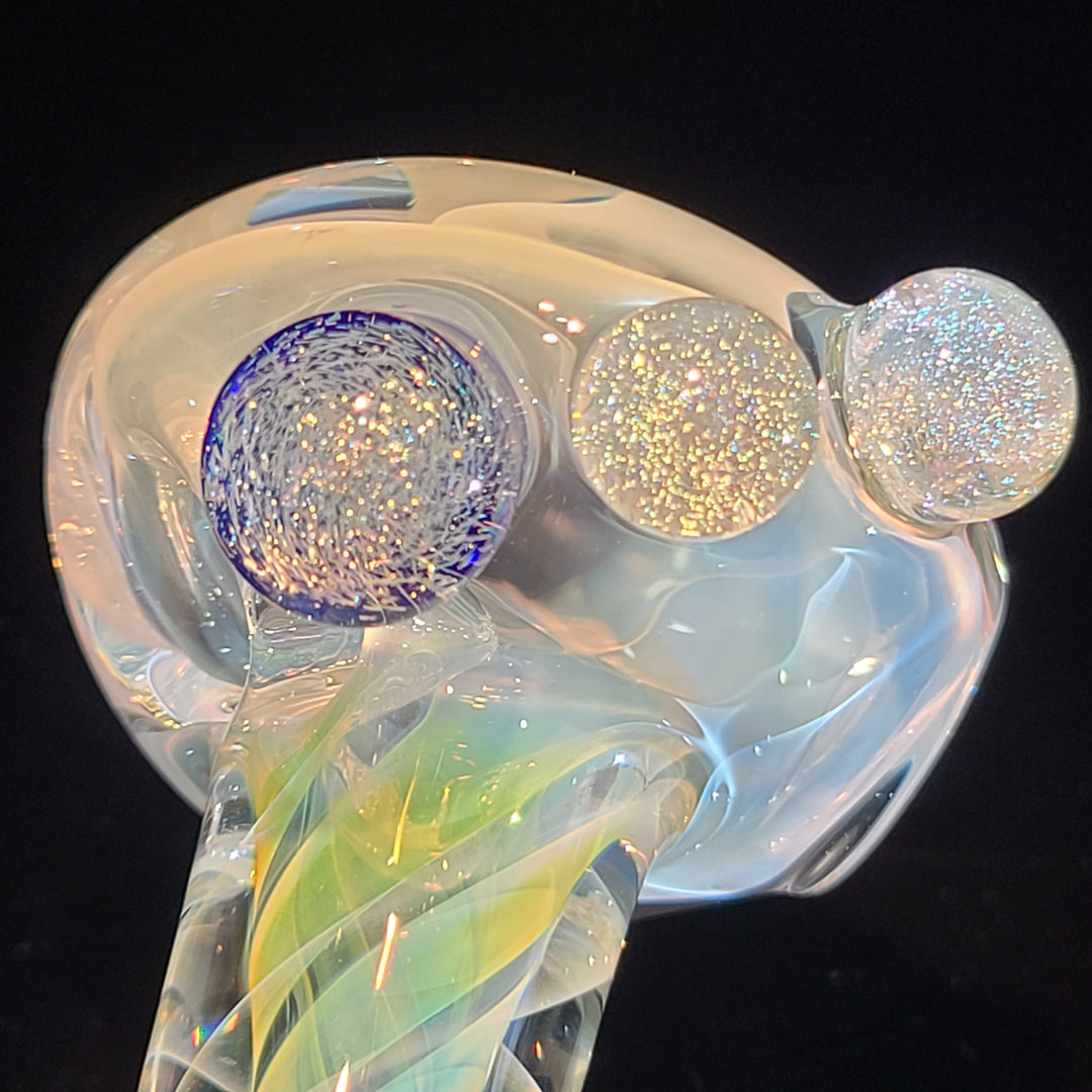 Egyptian Space Ghost Dust Glass Pipe – Tako Glass