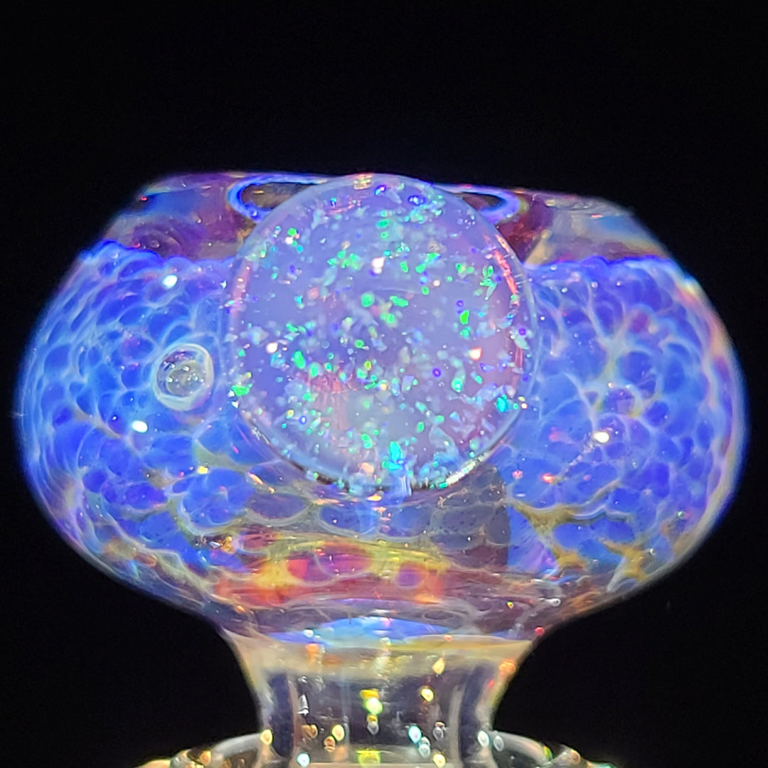 14mm Nebula Crushed Opal Pull Slide Accessory Tako Glass   