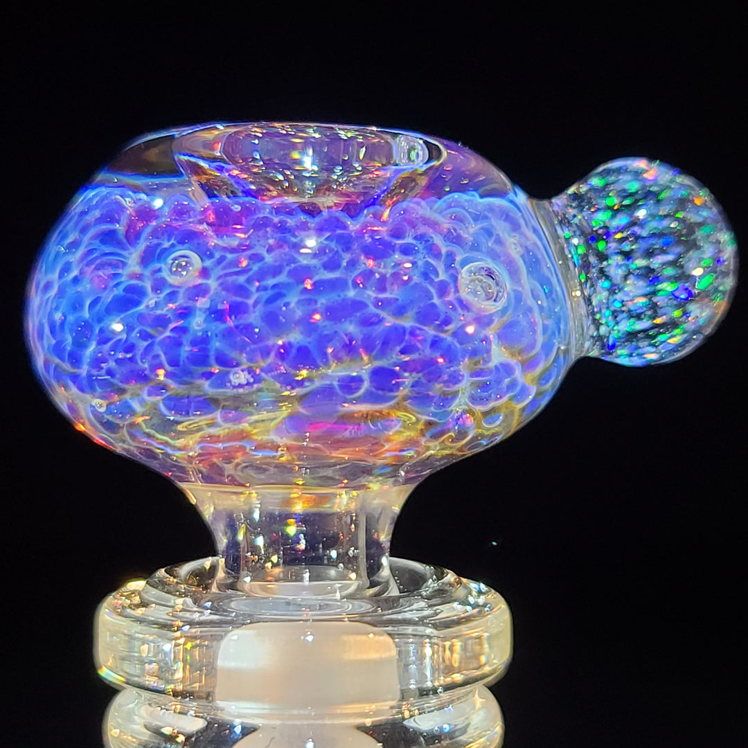 14mm Nebula Crushed Opal Pull Slide Accessory Tako Glass   