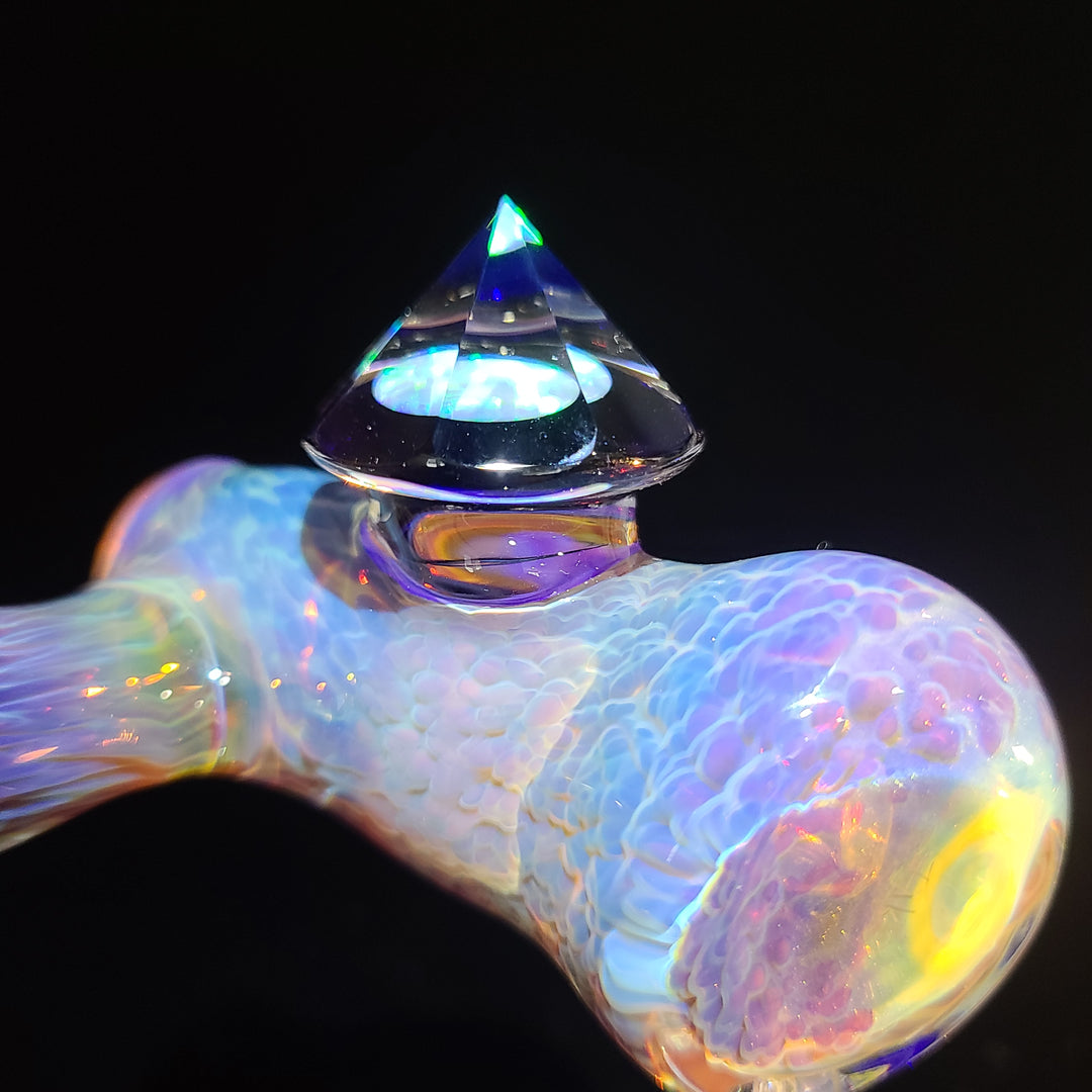 Purple Nebula 10mm Dewar Dab Hammer Glass Pipe Tako Glass   