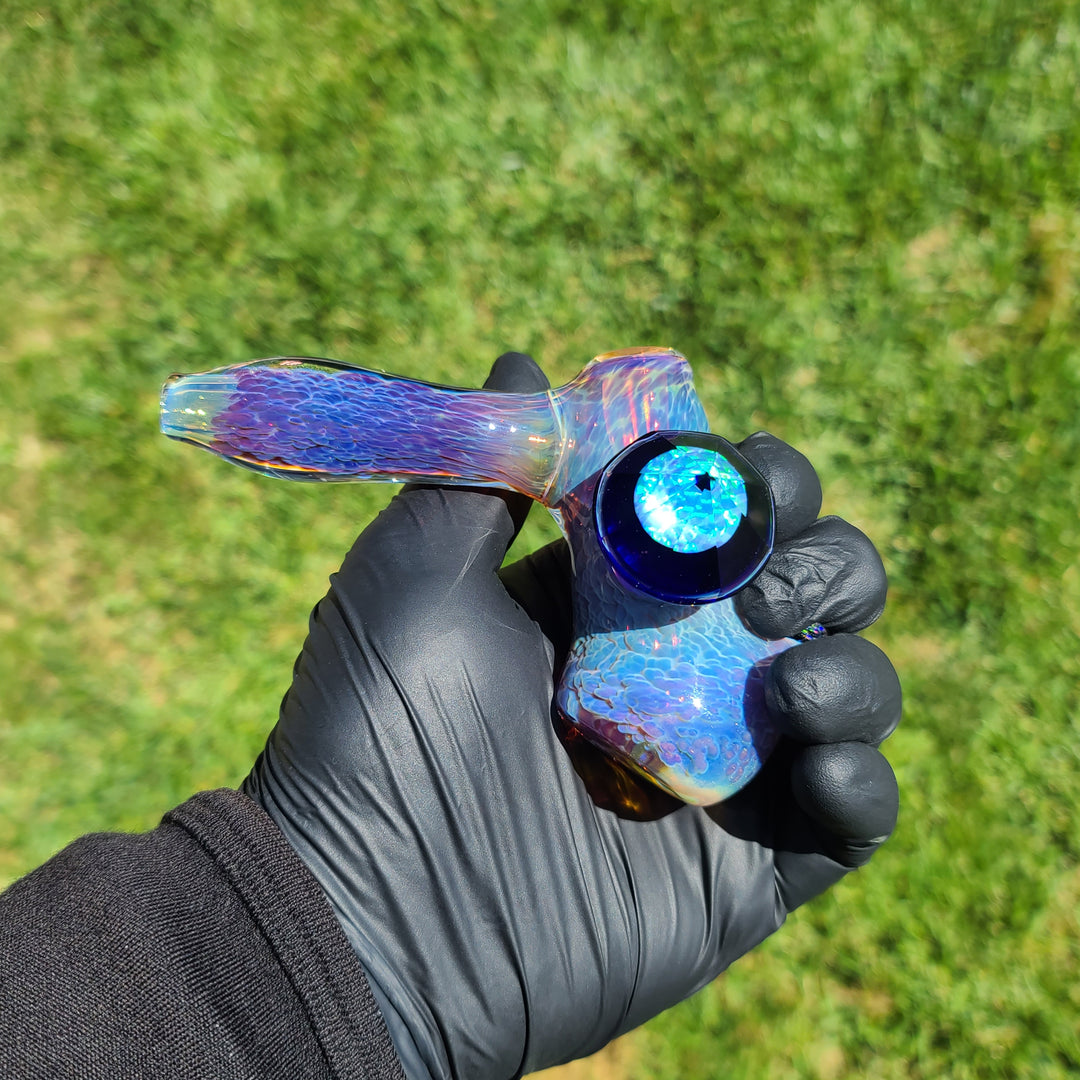 Purple Nebula 10mm Dewar Dab Hammer Glass Pipe Tako Glass   